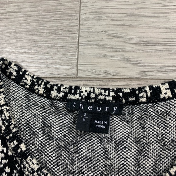 Theory Alancy C Tweedscape Knit Skater Sleeveless Dress - Picture 5 of 12